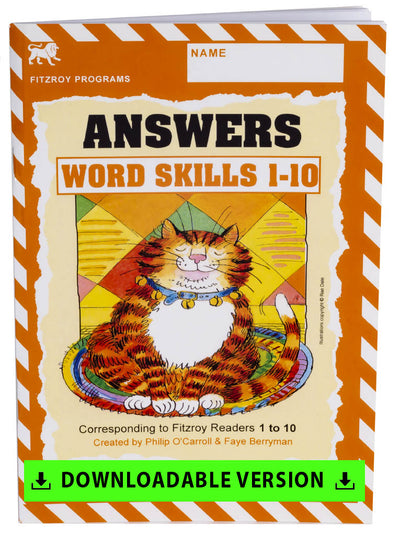 Fitzroy Word Skills Answer Book 1-10