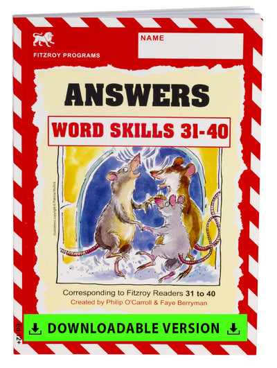 Fitzroy Word Skills Answer Book 31-40