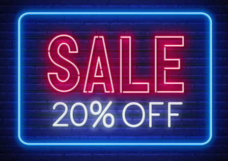 Back to school SALE 20% off storewide