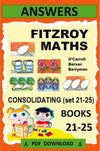 Fitzroy Maths Answers 21-25