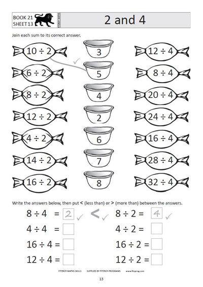 Fitzroy Maths Workbooks 21-25