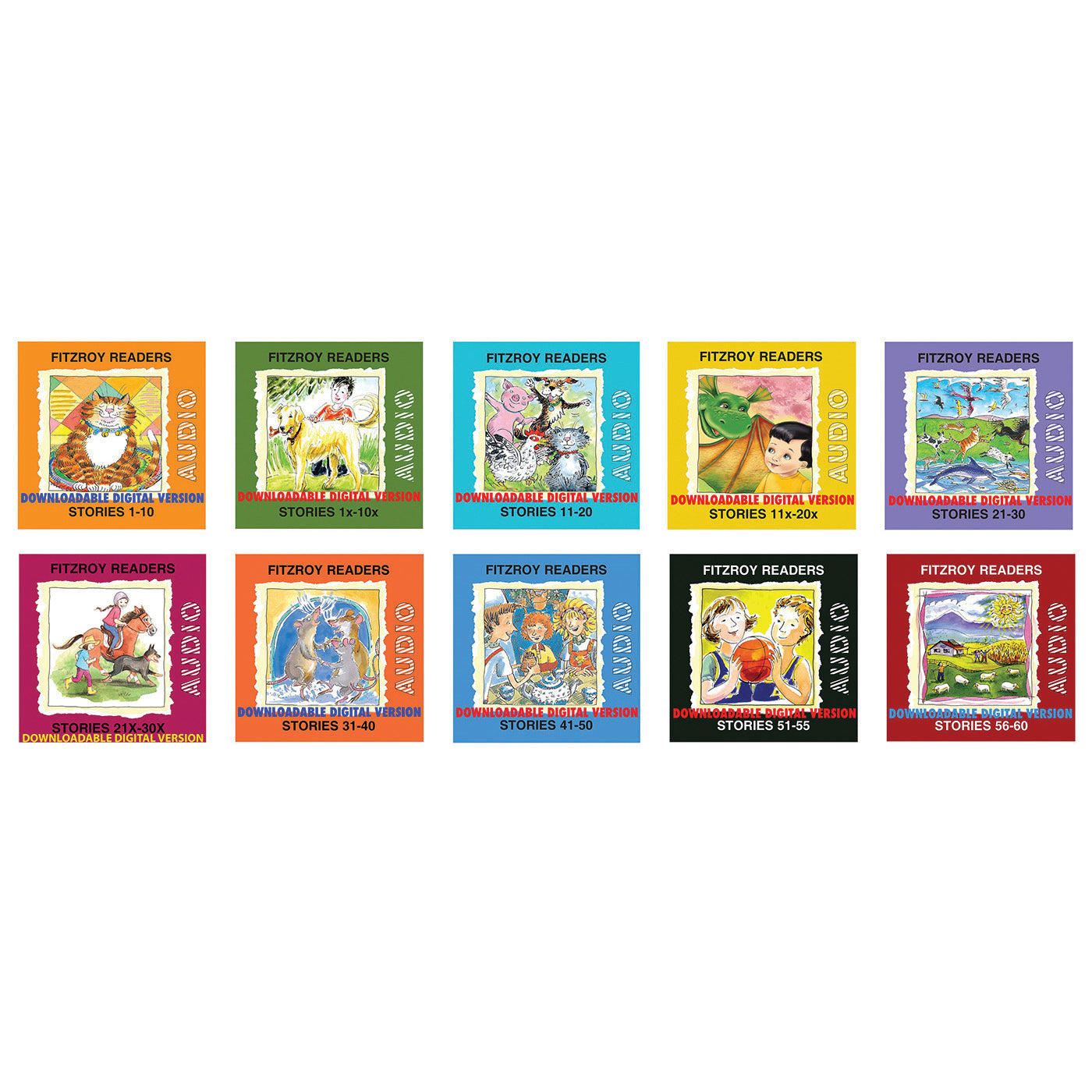 Complete set of Fitzroy Readers Audio MP3s (Save 11%)