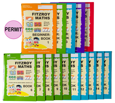 Fitzroy Maths Workbooks 1-5 + 6-10 + 11-15 + FREE Answer Books