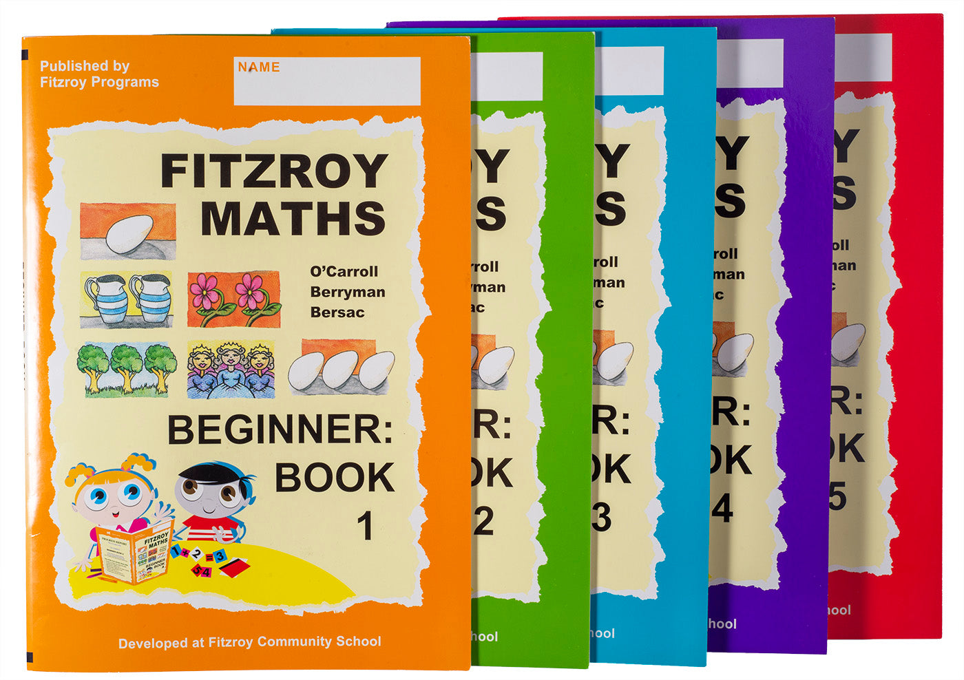 Math Workbooks From Beginner to Middle Primary Fitzroy Readers