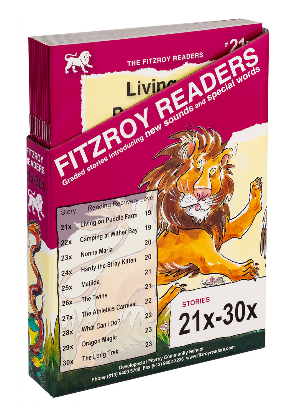 Fitzroy Readers 21x-30x. Phonic Readers grade two-three