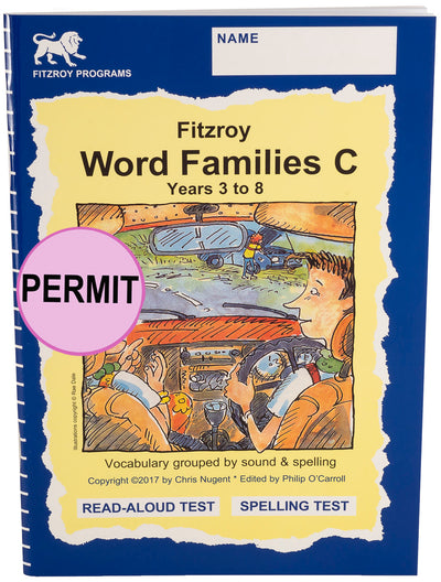 Fitzroy Word Families C