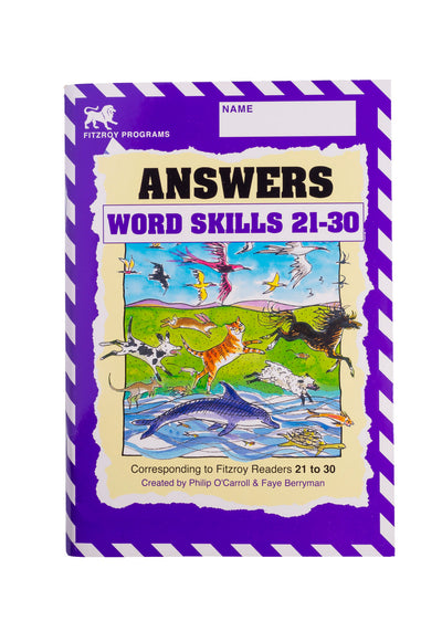 Fitzroy Word Skills Answer Book 21-30