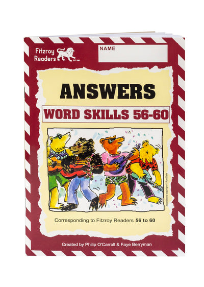 Fitzroy Word Skills Answer Book 56-60